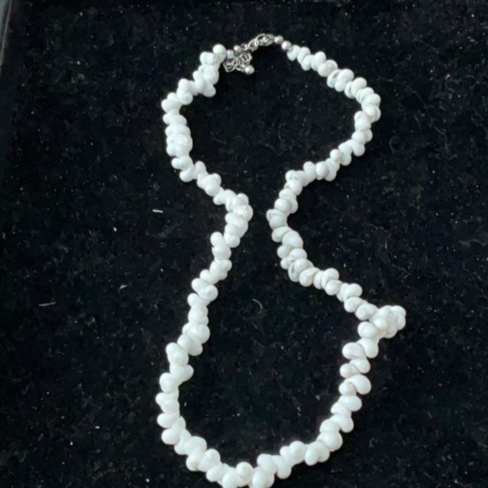 Shell Necklace White